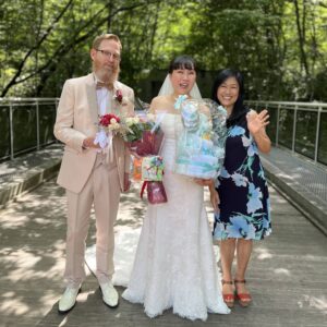 ニューヨークこりんごラジオKIYOMIさん＆JOHNさんの結婚式　in 軽井沢・石の教会　A